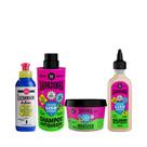 Lola O Exterminador de Frizz Balsámo 120ml + Xapadinha Sh 250ml + Mascara 100ml + Balsamo 200ml