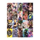 Lomo Cards My Heroes Academias Anime Grey, 20 unidades/pacote
