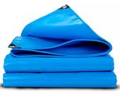 Lona 10x12 Pesada Azul Impermeável Proteção Mudanças Caminhão e Construção Uv 12x10 105g Starfer