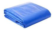 Lona 3x2,5 Azul Ráfia Com Pp 300 Micras Camping Telhado