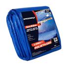 Lona 5x6 Mt Azul Plastica Impermeavel Festa Telhado Multiuso TNT