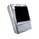 Lona 6X3 Polietileno Prata/Preto ShopLonas 200 Micras