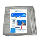 Lona Aquacapas Leve 4x3 Cinza Multiuso Impermeável Barraca
