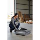 Lona Blackout 3x2M Cinza Preta Impermeável 300 Micras Proteç