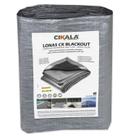Lona CK100 Micras Cobertura 2x2 M Cinza x Preta Impermeável