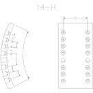 Lona de freio Mercedes Benz 710 1995 a 2007 LONAFLEX L-586-X Lona de freio Mercedes Benz 710 1995 a 2007 LONAFLEX L-586-X
