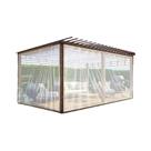 Lona De Poliéster Transparente Impermeável Com Ilhoses Reforçados Para Jardins, Pátios E Aventuras Lona De Poliéster Transparente Impermeável Com Ilhoses Reforçados Para Jardins, Pátios E Aventuras