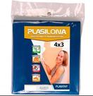 Lona de Polietileno Azul 4mx3m=12m² Plasilona - Plasitap