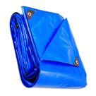 Lona de Polietileno Multiuso 6x6m Impermeável Reforçada Azul Guepar