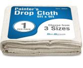 Lona de tecido Canvas Drop DIRT DEFENSE 6 pés x 9 pés para materiais de arte