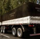 Lona Emborrachada PVC Vinilona Sansuy Carga Caminhão 14X4 Diversas Cores KP1000 Bainha Dupla Costura Envio Imediato