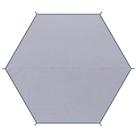 Lona Impermeable Hexagonal para Tienda y Hamaca Azarxis Gris Lona Impermeable Hexagonal para Tienda y Hamaca Azarxis Gris