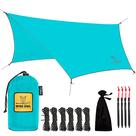 Lona impermeável Camping Rain Fly Wise Owl Outfitters 11 x 9 pés