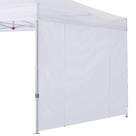 Lona lateral COOSHADE para toldo de 10x10, blanca