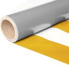 Lona Listrada Iporanga Para Barraca De Feira 15x1,4m Amarelo Metro Linear