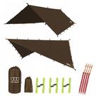 Lona para Hamaca Impermeable Gold Armour 4.5m x 3.7m Marrón