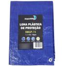 Lona Plástica Impermeável Azul Com Argola Multiuso 7x4 70GSM