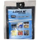 Lona Plastica Lonax Preta Multiuso 2 X 2M - 9726 Lona Plastica Lonax Preta Multiuso 2 X 2M - 9726