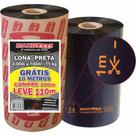 Lona Plastica Maxilona Preta Reciclada 4X100M+10M 15Kg 50 Micras 1.01.0004