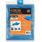Lona Polietileno 5x4M Cantos Reforçados Azul Foxlux