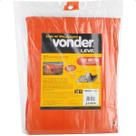 Lona Polietileno Laranja 12 X 10M 100 Micras Leve Vonder