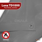 Lona TD1000 Cinza 5x2 Metros Blackout Espessura 500 Micras Multiuso