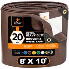 Lona Xpose Safety Ultra Resistente 20 Mil 2,4 m x 3 m Marrón/Blanca Lona Xpose Safety Ultra Resistente 20 Mil 2,4 m x 3 m Marrón/Blanca