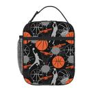 Lonchera Aislada PTPLMM con Diseño de Baloncesto para Niños