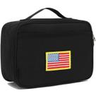 Lonchera FlowFly para Niños, Bolsa Aislante Suave Negra para Escuela
