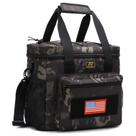 Lonchera Táctica para Hombre, Bolsa de Almuerzo MOLLE con Aislamiento a Prueba de Fugas y Gran Capacidad, Enfriador de Almuerzo para Mujeres Adultas con Correa de Hombro Ajustable y Duradera (Camuflaje-Negro)