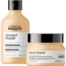 Loreal - Absolut Repair Gold - Kit Shampoo 300 Ml + Mascara 250 Ml