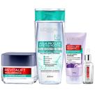 LOréal Paris Kit - Água Micelar Efeito Matte 200ml + Gel de Limpeza 150g + Gel Creme Hidratante 50ml + Sérum Preenchedor 15ml
