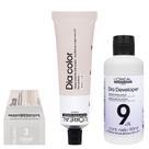 Loreal Tonalizante Dia Color 3 Castanho Escuro 60g Rev. 9 vol. 90 ml Loreal Tonalizante Dia Color 3 Castanho Escuro 60g Rev. 9 vol. 90 ml