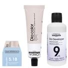Loreal Tonalizante Dia Color 5.18 Castanho Claro Acinzentado Marrom 60g Rev. 9 vol. Loreal Tonalizante Dia Color 5.18 Castanho Claro Acinzentado Marrom 60g Rev. 9 vol.