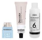 Loreal Tonalizante Dia Color 6.1 Louro Escuro Acinz + Rev 6v 6.1 Louro Escuro Acinzentado