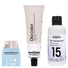 Loreal Tonalizante Dia Color 7.18 Louro Acinzentado Marrom 60g Rev. 15 vol.