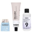 Loreal Tonalizante Dia Color 7.18 Louro Acinzentado Marrom 60g Rev. 9 vol. 90 ml Loreal Tonalizante Dia Color 7.18 Louro Acinzentado Marrom 60g Rev. 9 vol. 90 ml