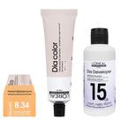 Loreal Tonalizante Dia Color 8.34 Louro Claro Dourado Acobreado 60g Rev. 15 vol.