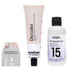Loreal Tonalizante Dia Color 8 Louro Claro 60g Rev. 15 vol.