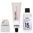 Loreal Tonalizante Kit Dia Color 5 Castanho Claro 60g Rev. 15 vol.