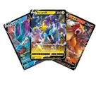 Lote 3 cartas pokemon V brilhantes ultra rara japonesa
