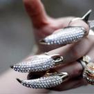 Lote Com 10 Anel Falange Punk Puro Strass Atacado Revenda