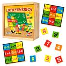 Loto Numérica Material Madeira 50 Peças 1006 Ciabrink Loto Numérica Material Madeira 50 Peças 1006 Ciabrink