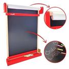 Lousa Infantil De Parede Quadro Negro Giz E Papel Educativa Cor Outro
