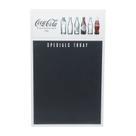 Lousa Madeira Decorativa Coca-Cola Distinctive Bottle Creme