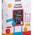 Lousa Mágica Pedestal Giz Caneta Apagador Adesivo Portátil