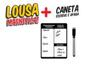 Lousa Magnética Quadro De Tarefas Escreve Apaga Recados Imã de Geladeira