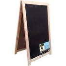 Lousa preta cavalete Gourmet 100x60 Cortiarte Dupla Face