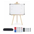 Lousa Quadro 40x60 c/ Tripé 1m Pinus + 7 Canetas + Apagador Lousa Quadro 40x60 c/ Tripé 1m Pinus + 7 Canetas + Apagador