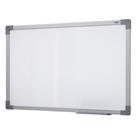 Lousa Quadro Branco Moldura Soft Alumínio 90x60cm Mdf Stalo